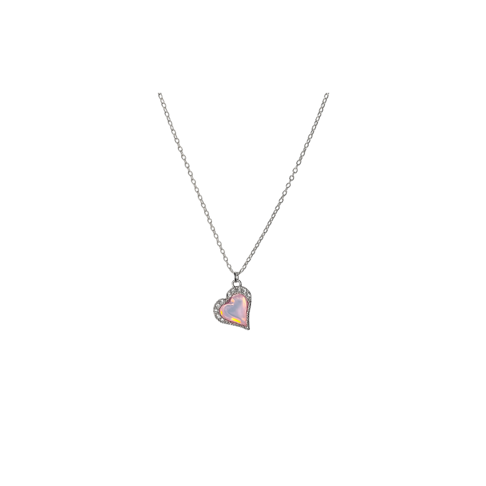 Iridescent Pink Heart