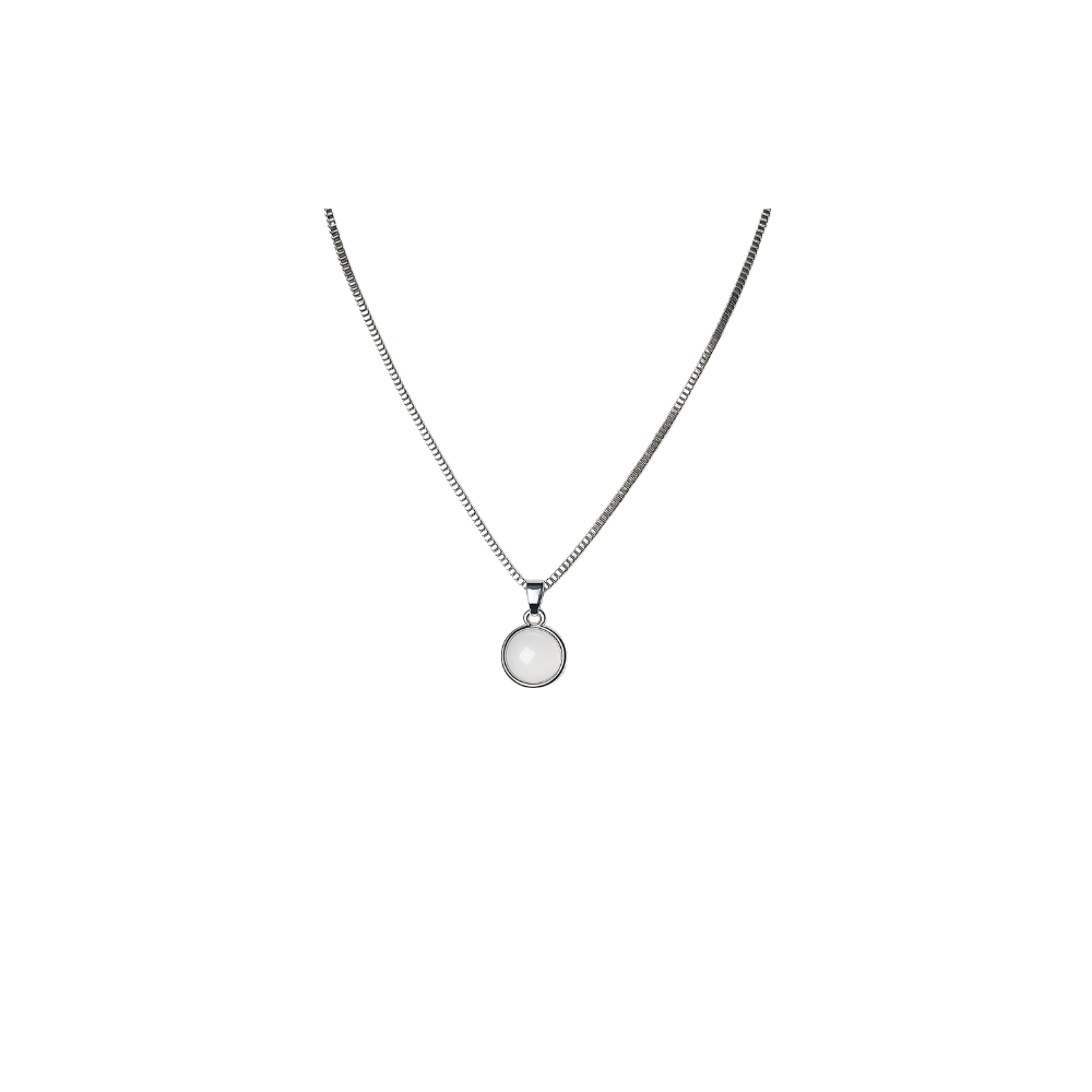 Classic White Crystal Pendant