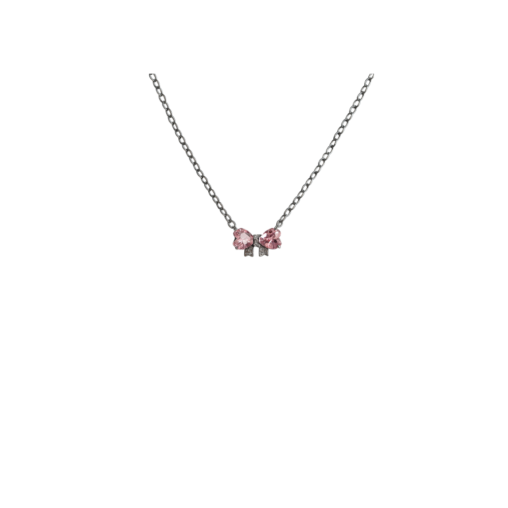 Pink Crystal Bow