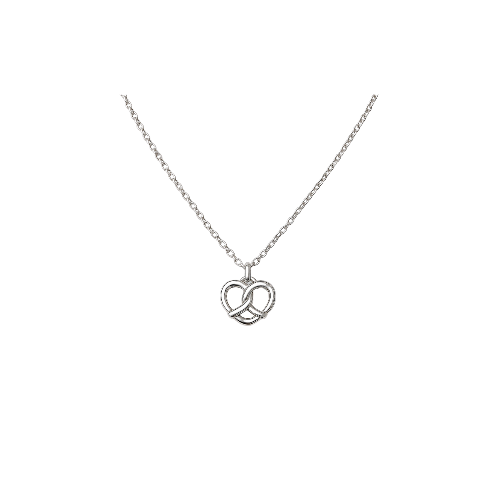 Silver Interlocking Heart