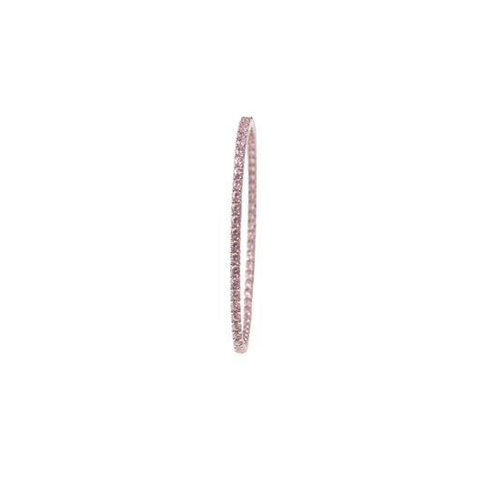 Pink Crystal Tennis Bracelet