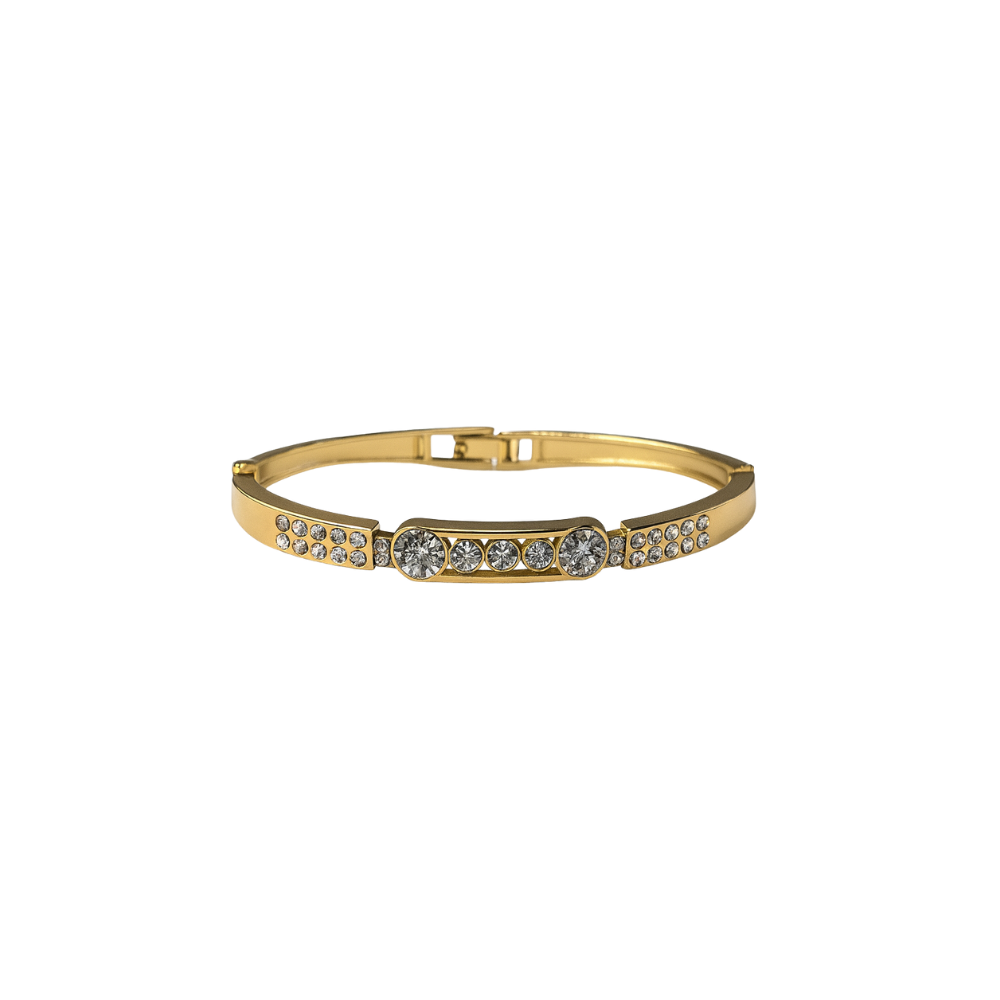 Gold Bar Crystal Bracelet