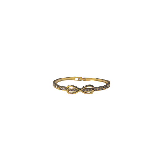 Gold Infinity Crystal Bracelet