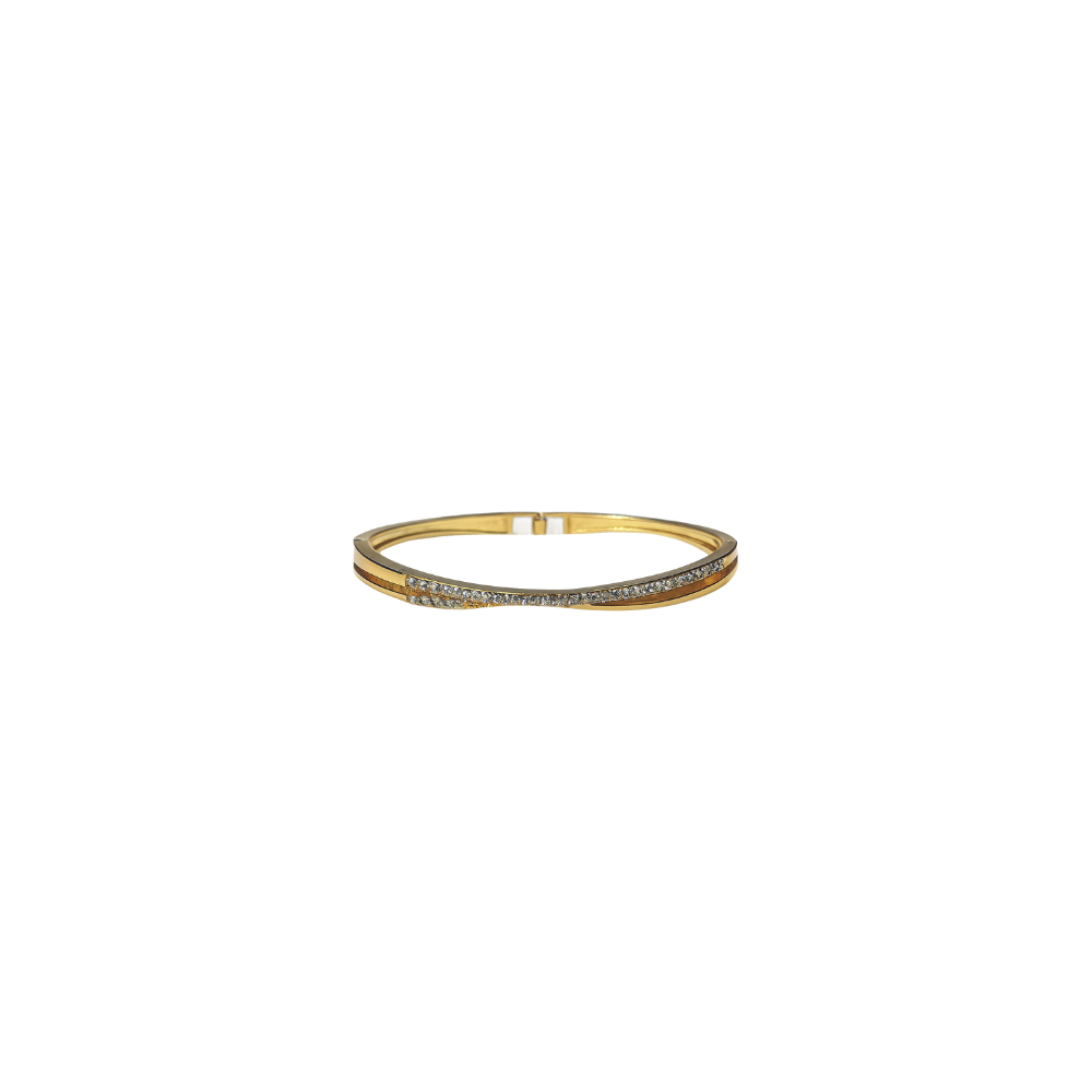 Gold Slim Crystal Bracelet