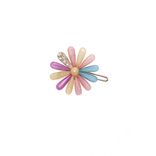 Pastel daisy radiance brooch