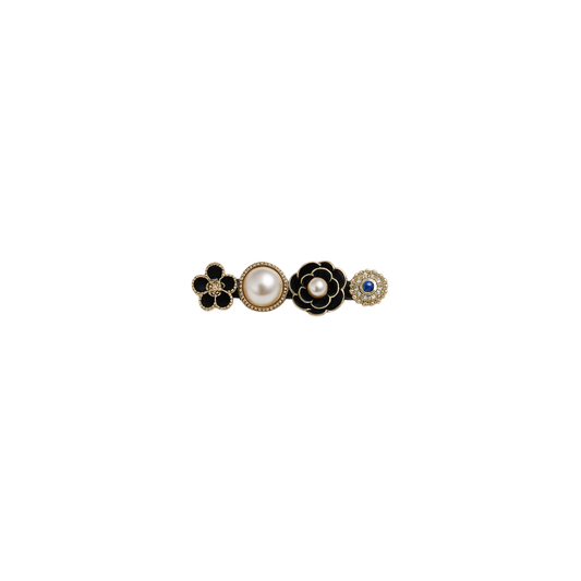 Pearl blossom luxe hair clip