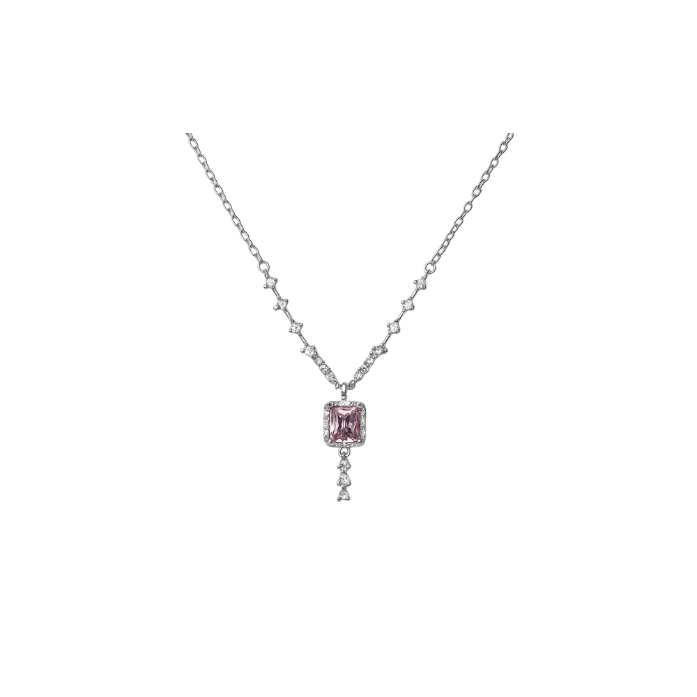 Elegant Pink Drop Crystal